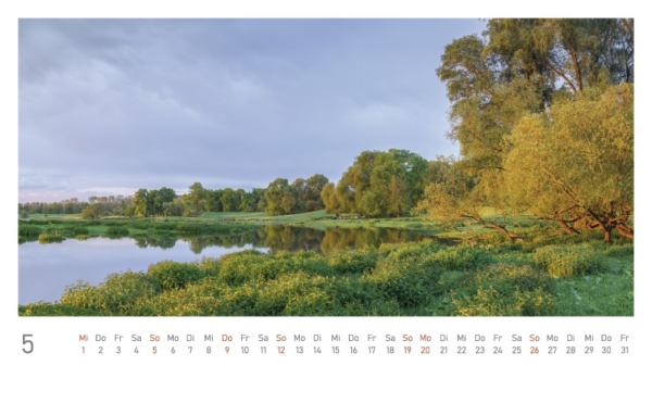 naturbilder 2024 - Postkartenkalender mit Fuß – Bild 7